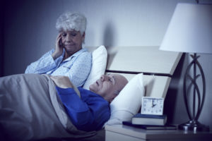old people sleeping