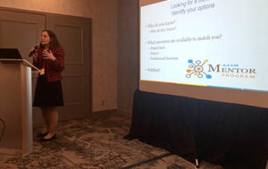 Lynn Marie Trotti gives a presentation