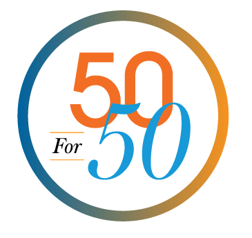 AASM Foundation 50 for 50 emblem